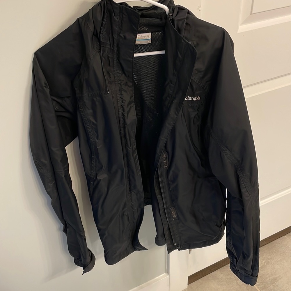Black Columbia Rain Jacket